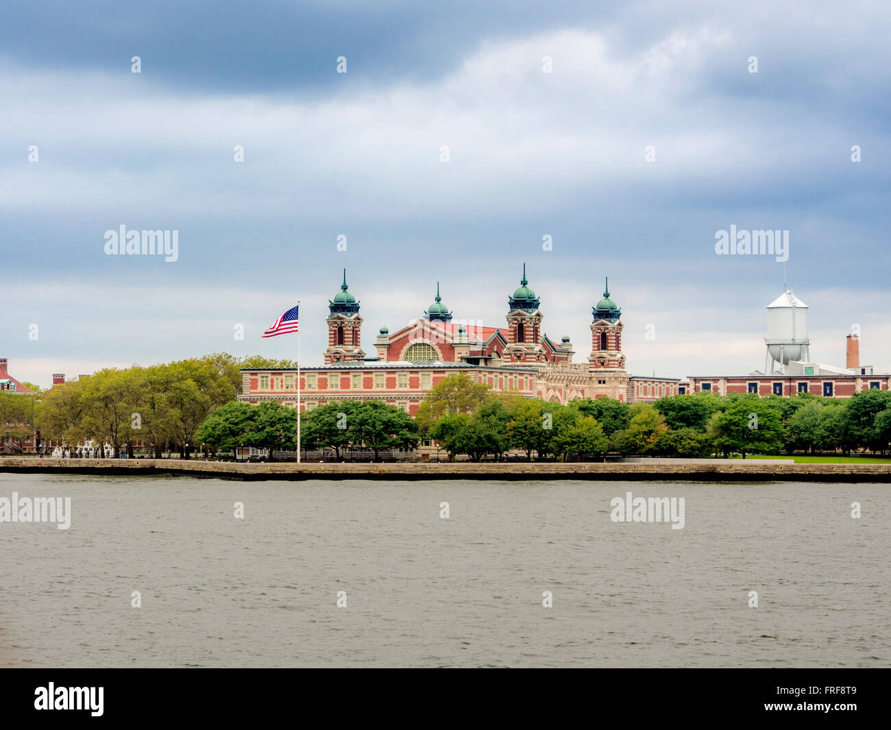 Ellis Island, Upper New York Bay, Stati Uniti d'America. America immigrati più trafficata stazione di ispezione da 1892 fino a 1954 Foto Stock