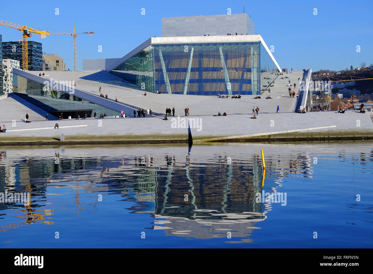 Oslo Opera House, Norvegia Foto Stock