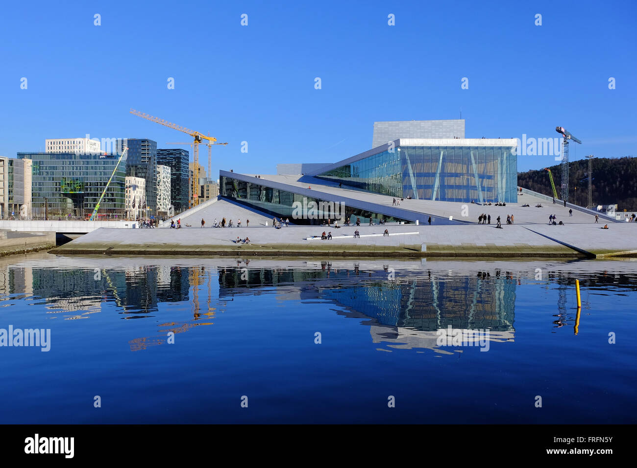 Oslo Opera House, Norvegia Foto Stock