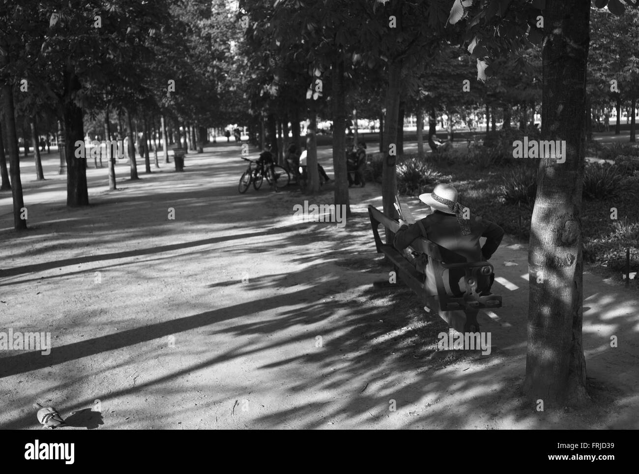 Jardin des Tuileries Parigi Foto Stock
