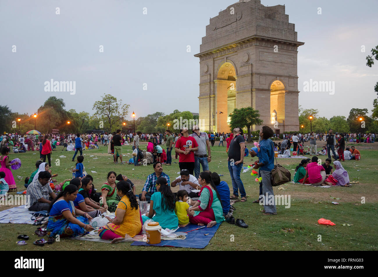 India Gate, Delhi, India Foto Stock
