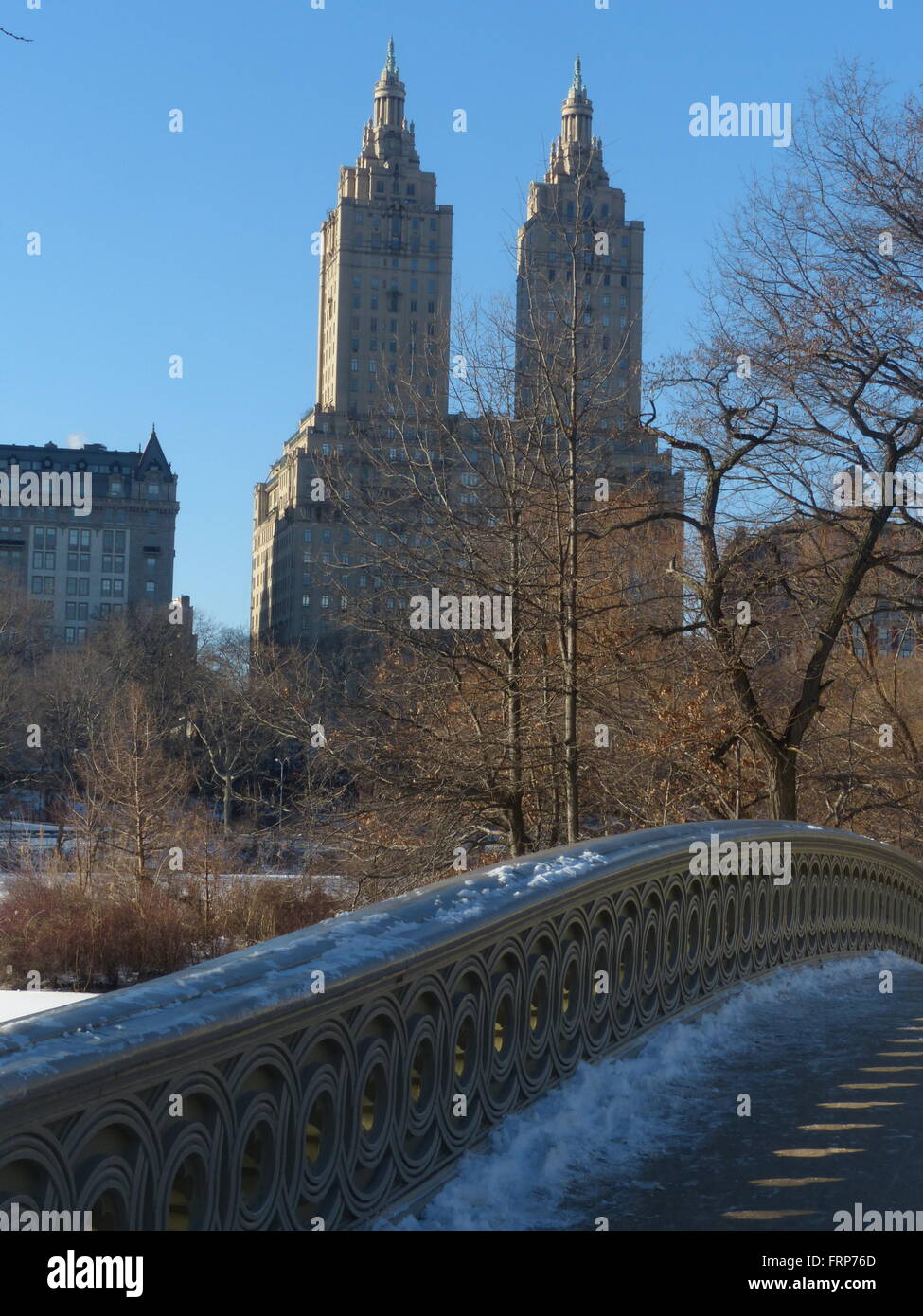 Il San Remo edificio costruito in stile Art Déco su Central Park West a Manhattan Foto Stock