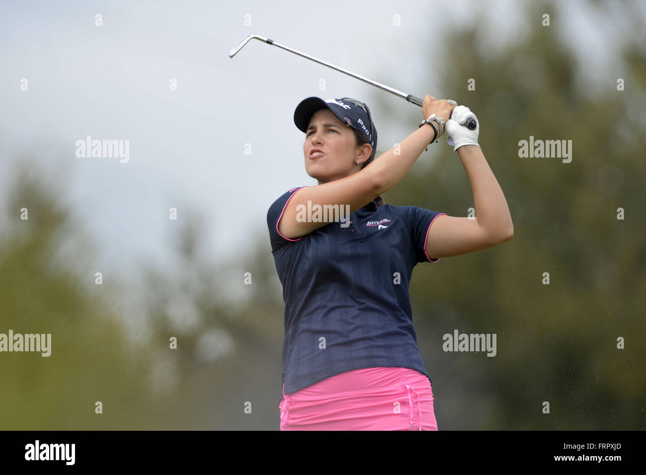 Kissimmee, FL, Stati Uniti d'America. Il 22 settembre, 2013. Giulia Molinaro durante il round finale del Tour Symetra Volvik del campionato in corso Plamer a Reunion Resort sul Sett. 22, 2013 in Kissimmee, Florida. ZUMA Press/Scott A. Miller © Scott A. Miller/ZUMA filo/Alamy Live News Foto Stock