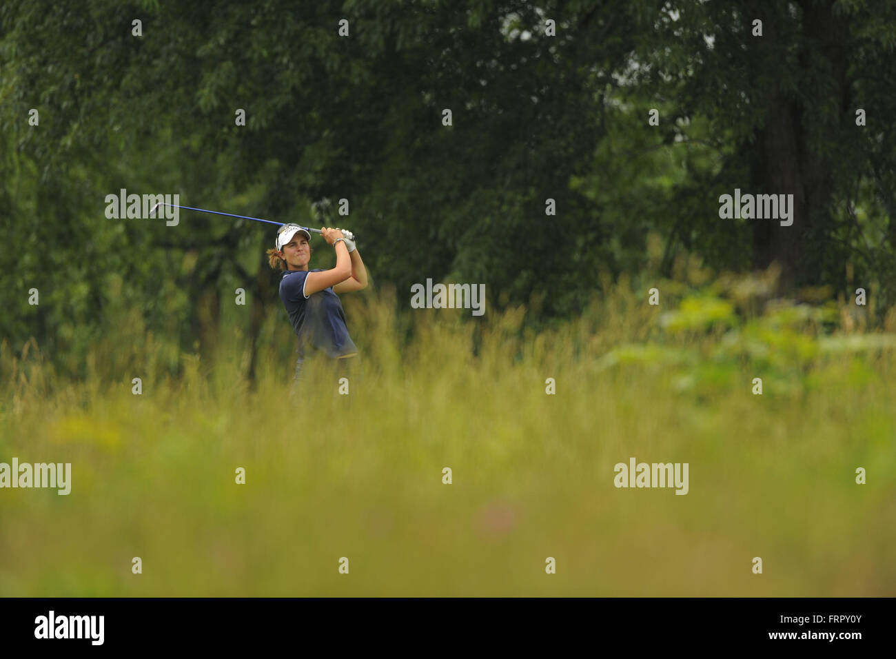 Giugno 22, 2013 - South Bend, IN, Stati Uniti - Giulia Molinaro durante i quattro venti Invitational a Prugnolo Golf Club in South Bend, Indiana a giugno 22, 2013...ZUMA Press/Scott A. Miller (credito Immagine: © Scott A. Miller via ZUMA filo) Foto Stock