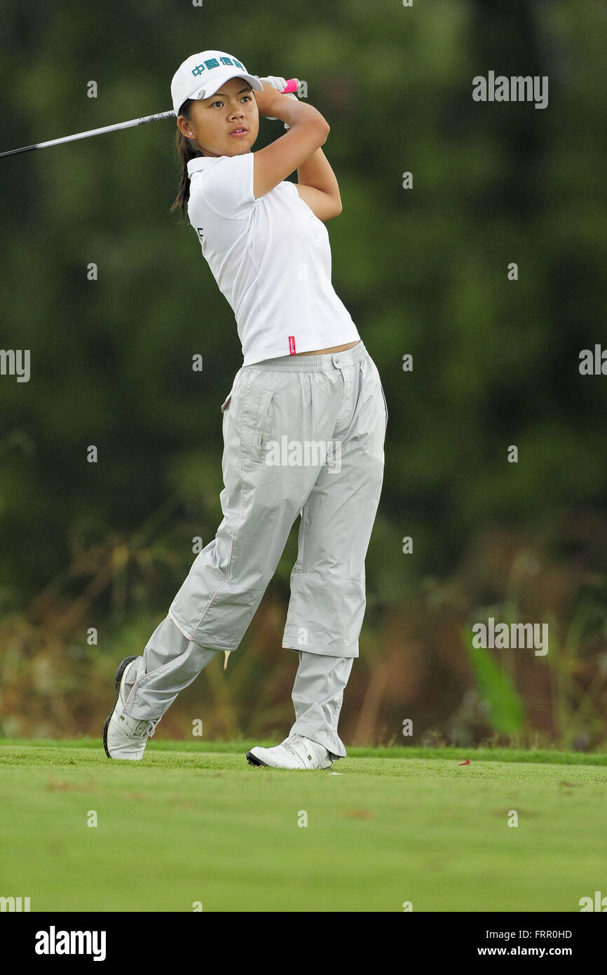 Daytona Beach, FL, Stati Uniti d'America. Il 27 settembre, 2013. Wei-Ling Hsu durante il secondo round del Tour Symetra campionato LPGA International sul Sett. 27, 2013 in Daytona Beach, Florida. ZUMA Press/Scott A. Miller © Scott A. Miller/ZUMA filo/Alamy Live News Foto Stock