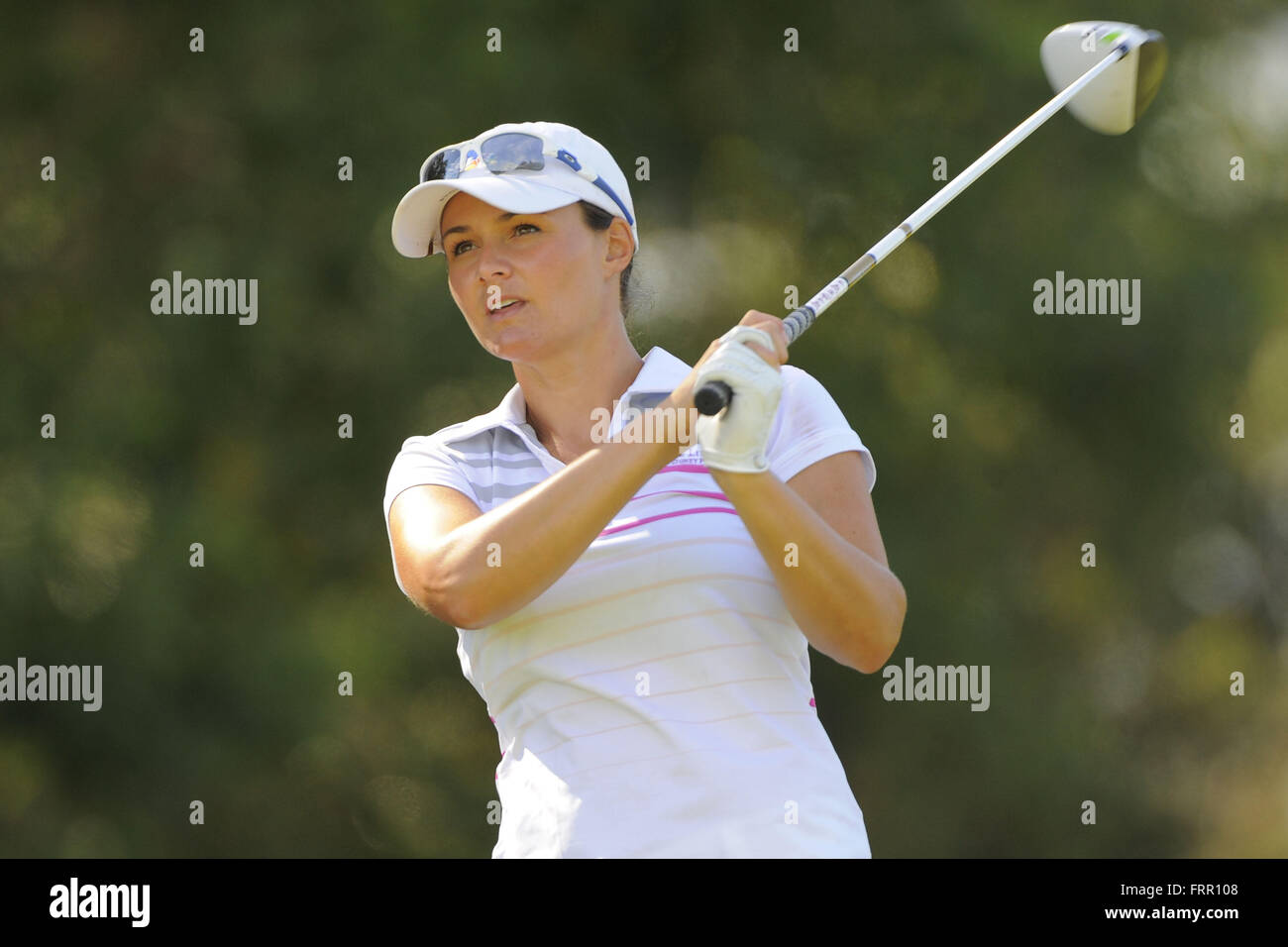 Daytona Beach, FL, Stati Uniti d'America. Il 29 settembre, 2013. Stefanie Kenoyer durante il terzo round del Tour Symetra campionato LPGA International sul Sett. 29, 2013 in Daytona Beach, Florida. ZUMA Press/Scott A. Miller © Scott A. Miller/ZUMA filo/Alamy Live News Foto Stock