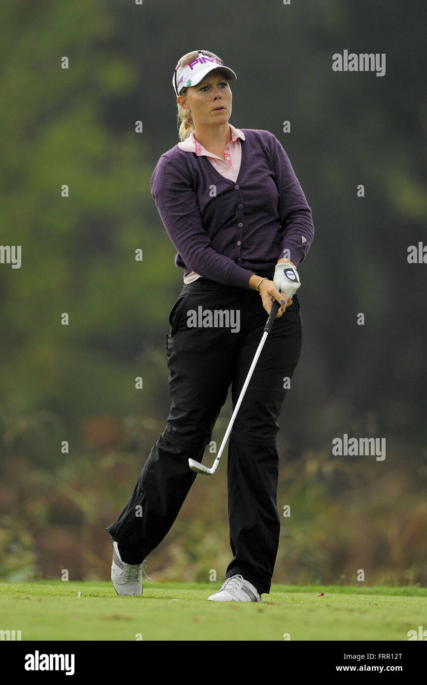 Daytona Beach, FL, Stati Uniti d'America. Il 27 settembre, 2013. XXXXXXXX durante il secondo round del Tour Symetra campionato a LPGA International sul Sett. 27, 2013 in Daytona Beach, Florida. ZUMA Press/Scott A. Miller © Scott A. Miller/ZUMA filo/Alamy Live News Foto Stock