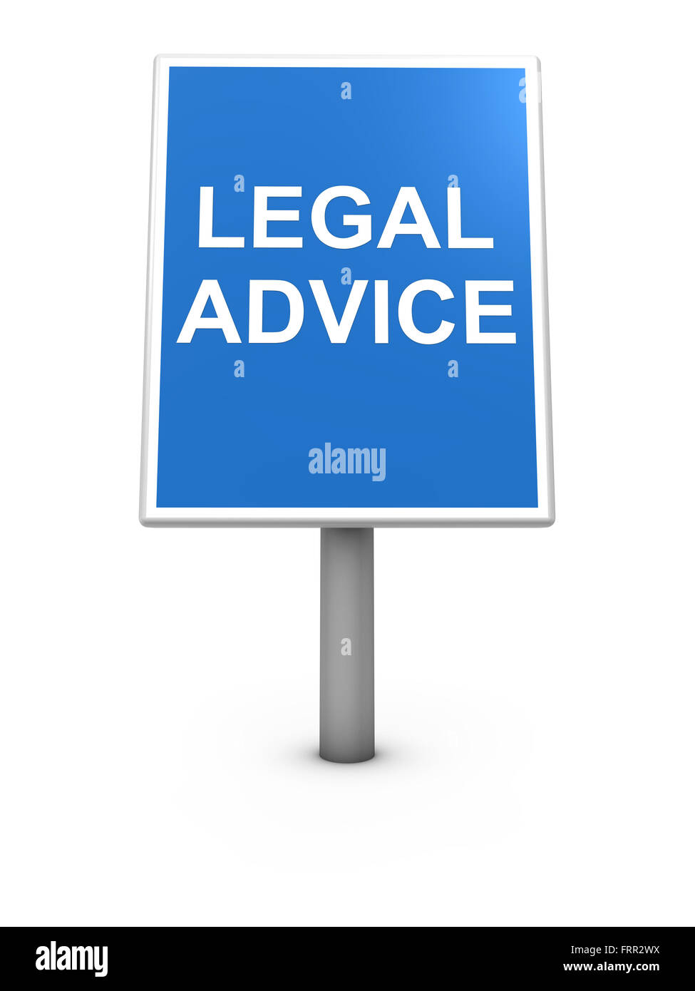 La consulenza legale billboard Foto Stock