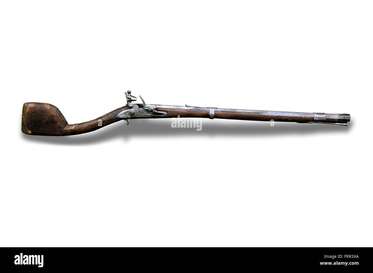 pistola antica - 6 Pistola balcanica antica, serratura francese, serratura a pietra focaia Foto stock - Alamy