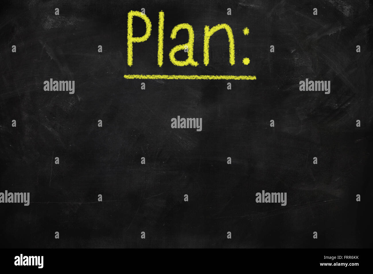 Business plan concetto scritto su una scheda per sale riunioni Foto Stock