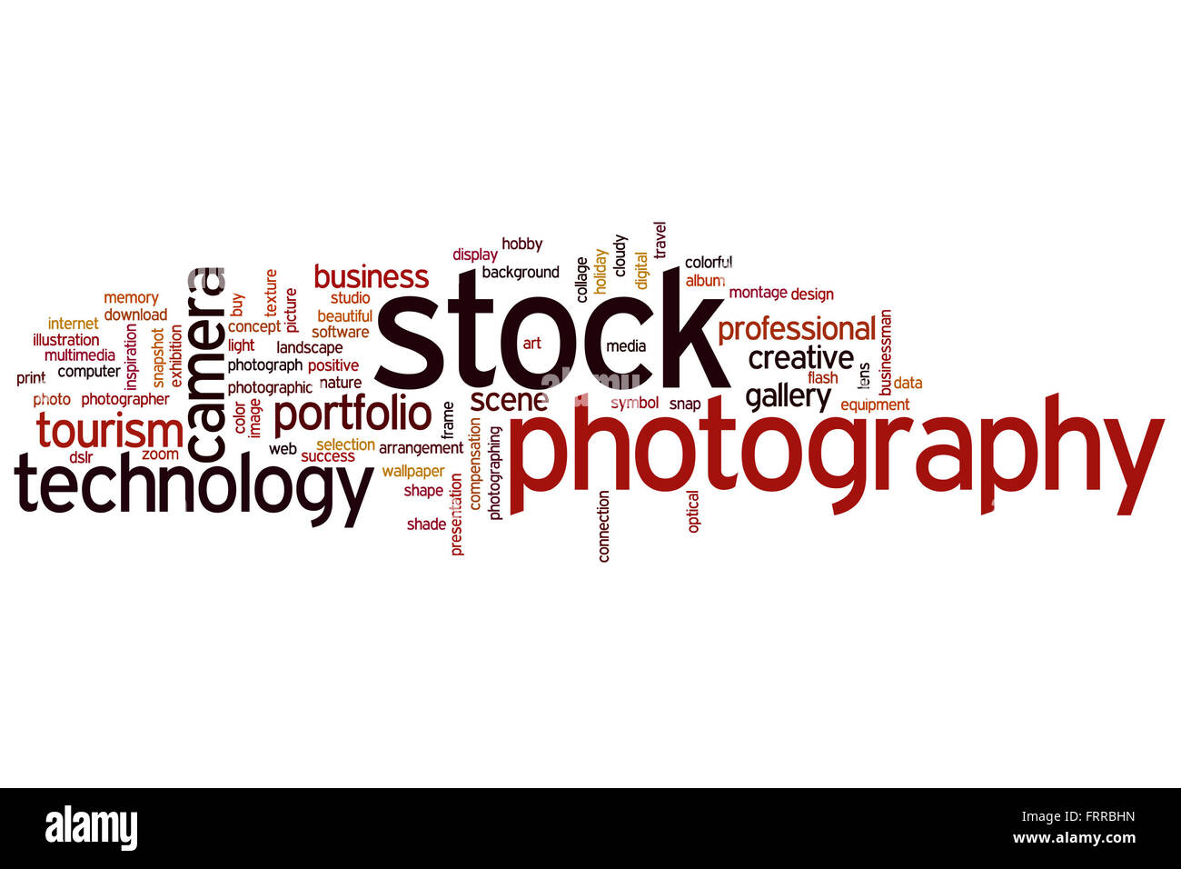 Fotografia Stock concetto parola Sfondo nuvola Foto Stock