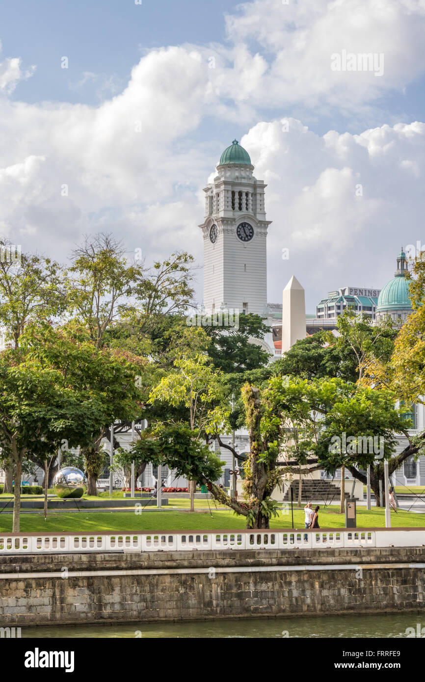 Singapore il vecchio edificio del Parlamento Adrian Baker Foto Stock