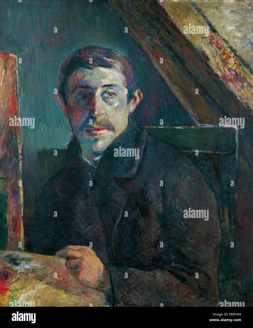 Paul Gauguin - Autoritratto Foto Stock