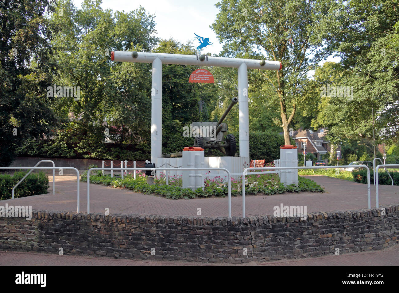 Il Heelsum Airborne Memorial e sede nei pressi di Arnhem, Paesi Bassi. Foto Stock