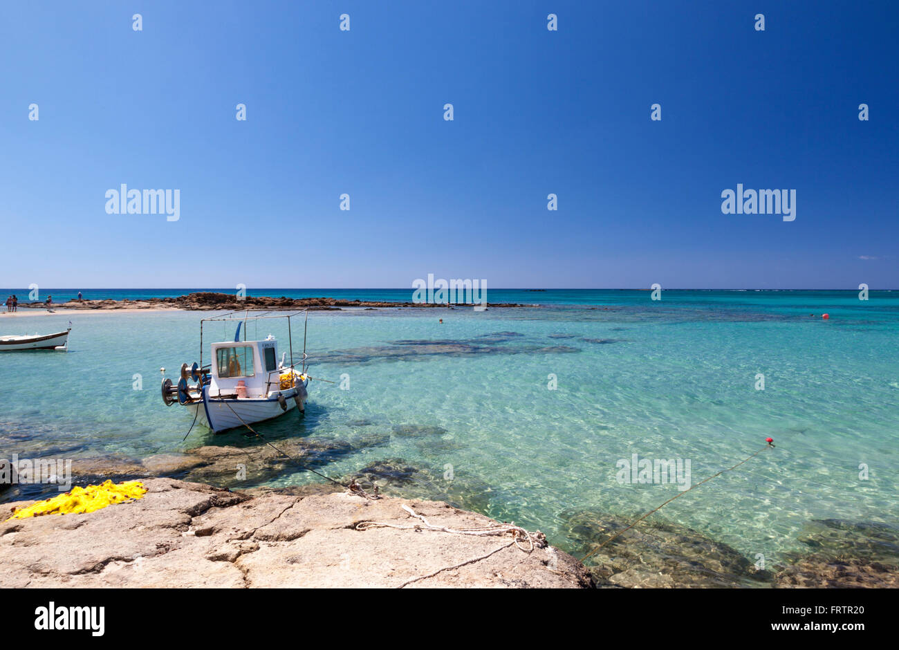 Elafonissi beach, Creta, Grecia Foto Stock