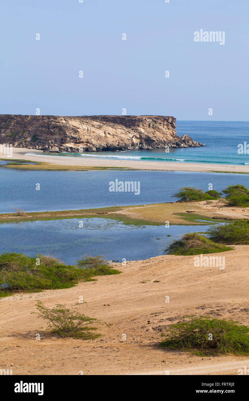 Oman costa vicino Mirbat, Oman. Foto Stock