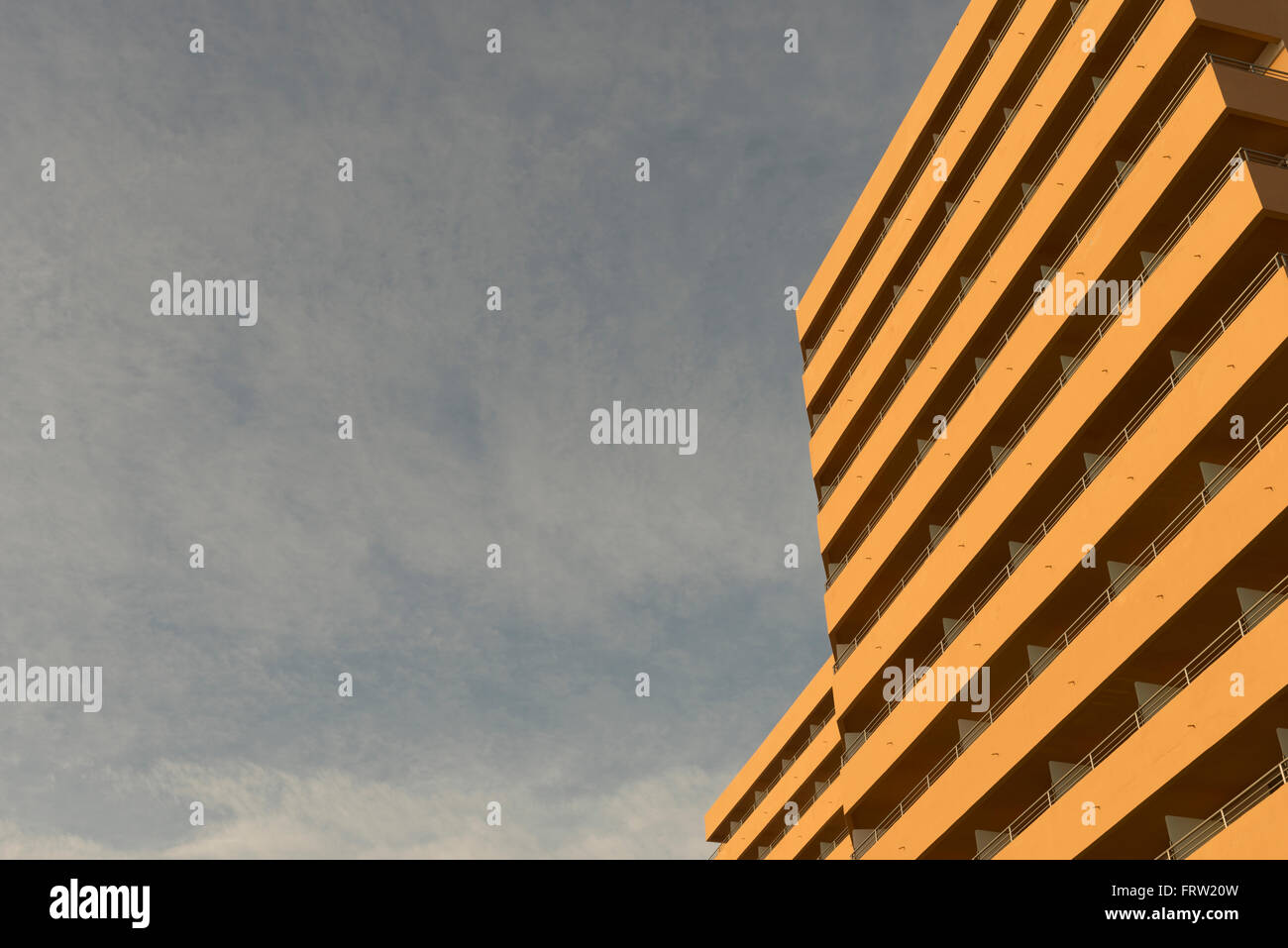 Spagna, facciata di un hotel Foto Stock