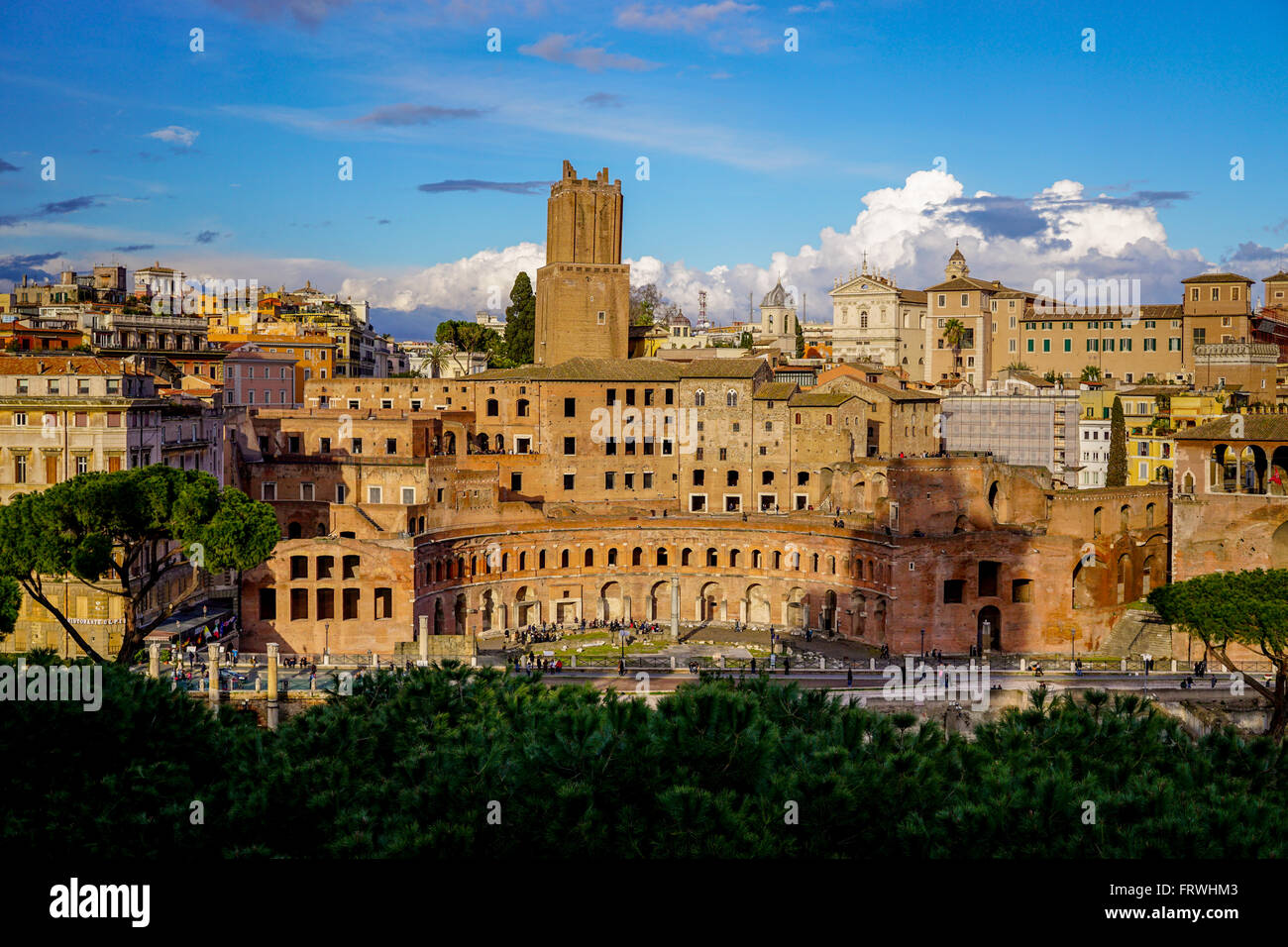 Mercati di Traiano (Mercati di Traiano), Roma, Italia Foto Stock