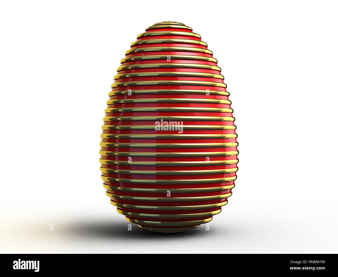 Uovo di Pasqua oro. Foto Stock