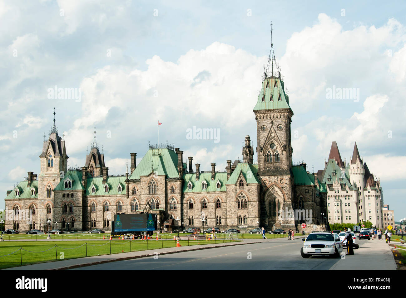 Blocco orientale del Parlamento - Ottawa - Canada Foto Stock