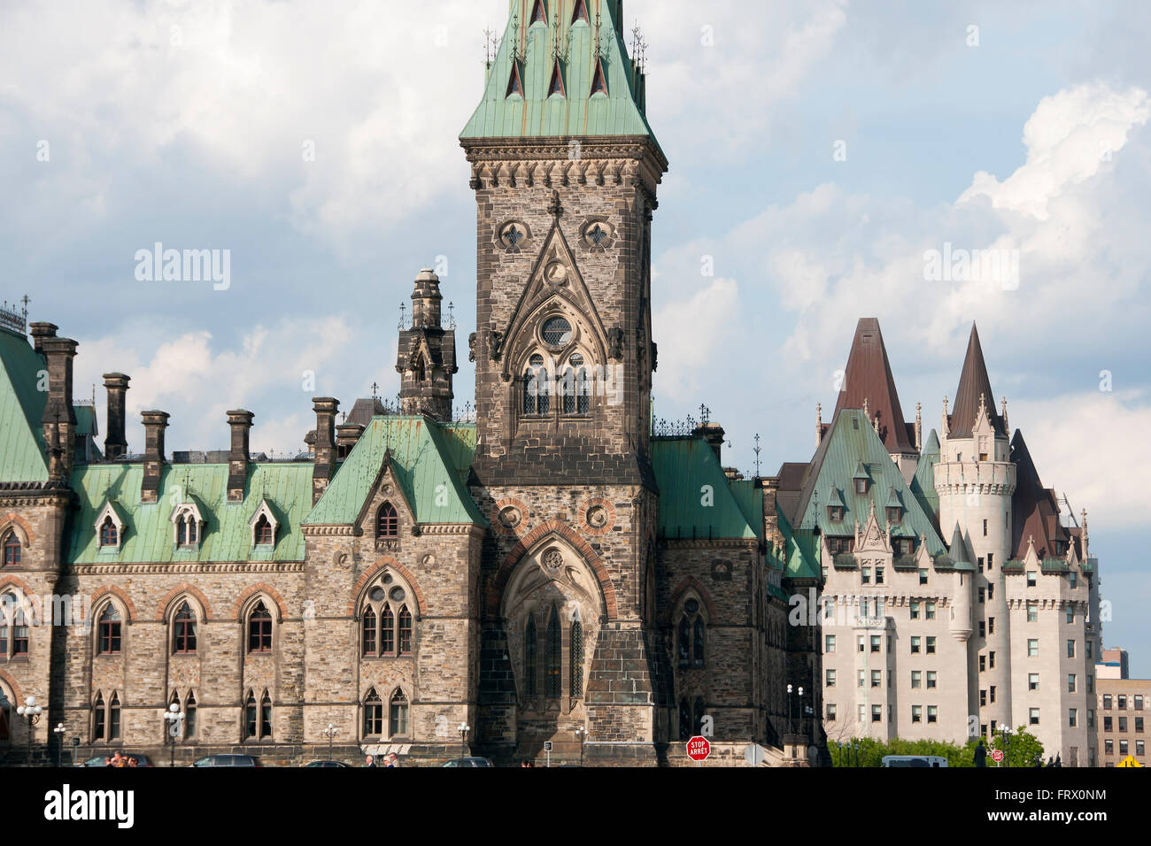 Blocco orientale del Parlamento - Ottawa - Canada Foto Stock