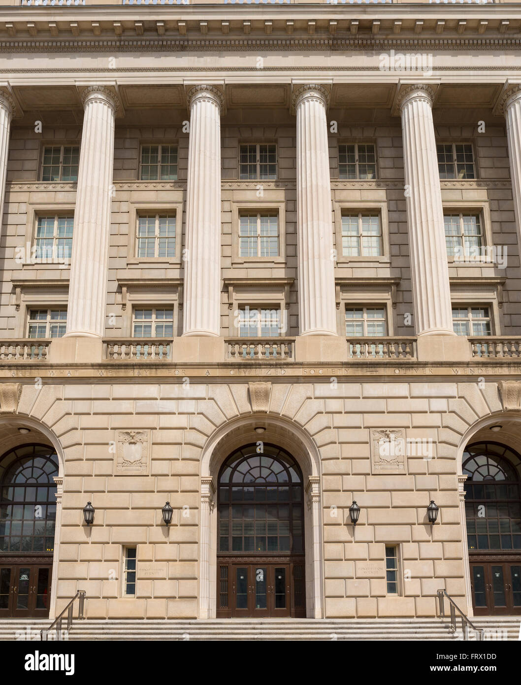 WASHINGTON, DC, Stati Uniti d'America - edificio IRS. Internal Revenue Service. Foto Stock