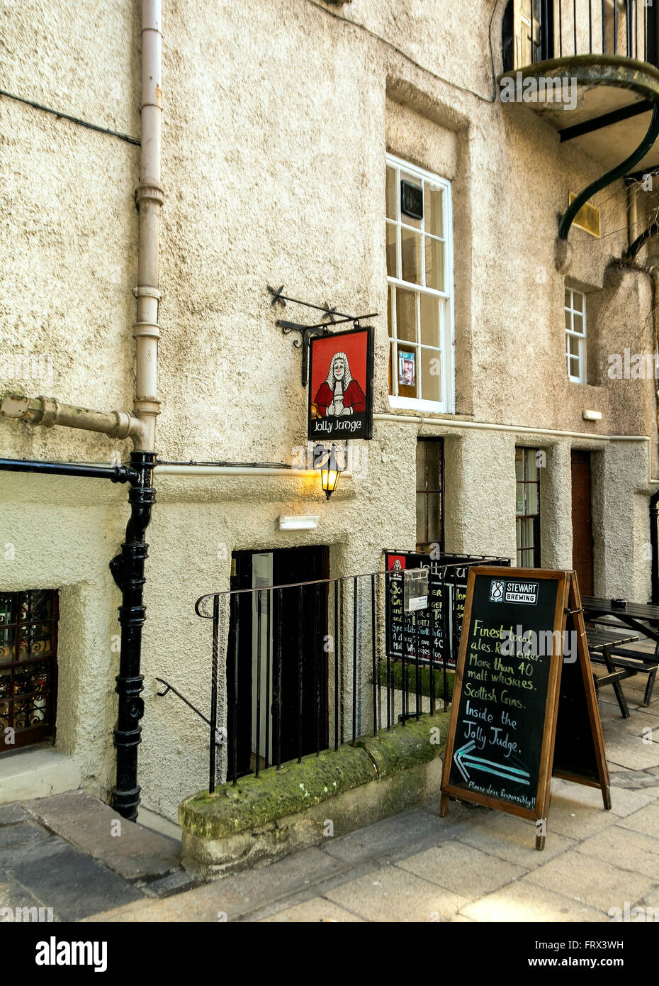 Il Jolly giudice pub / public house, Edimburgo. Foto Stock