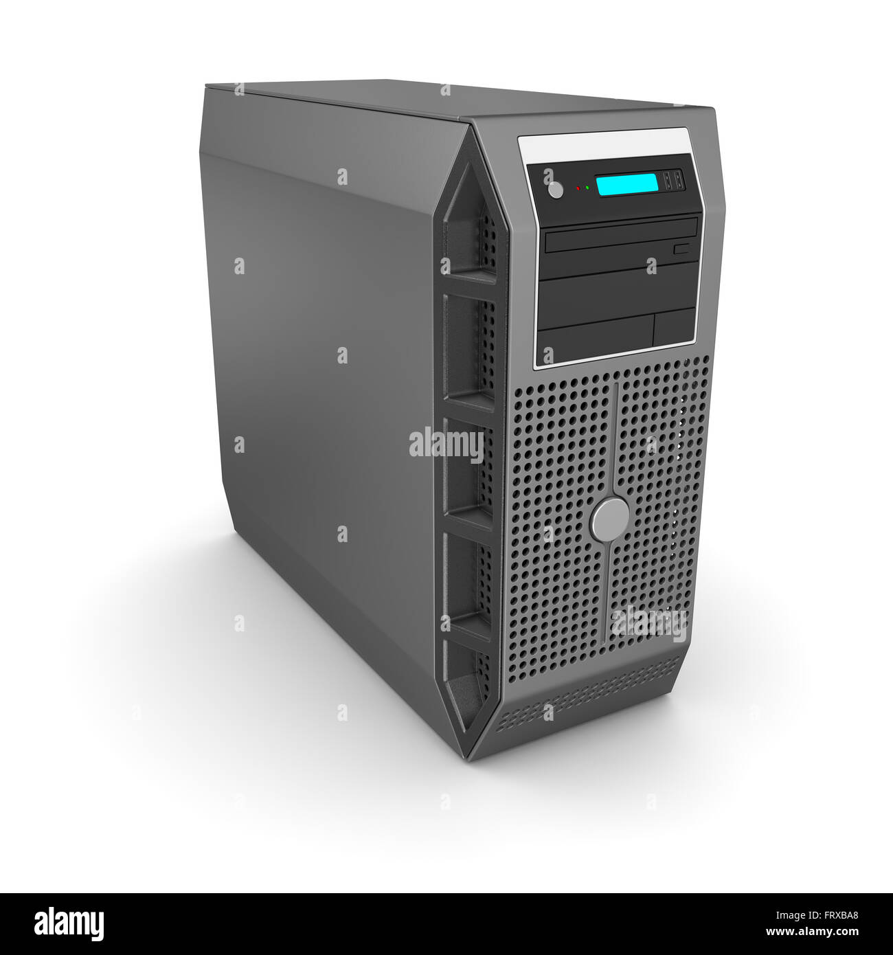 Workstation , questo è un computer generato e rendering 3d'immagine. Foto Stock