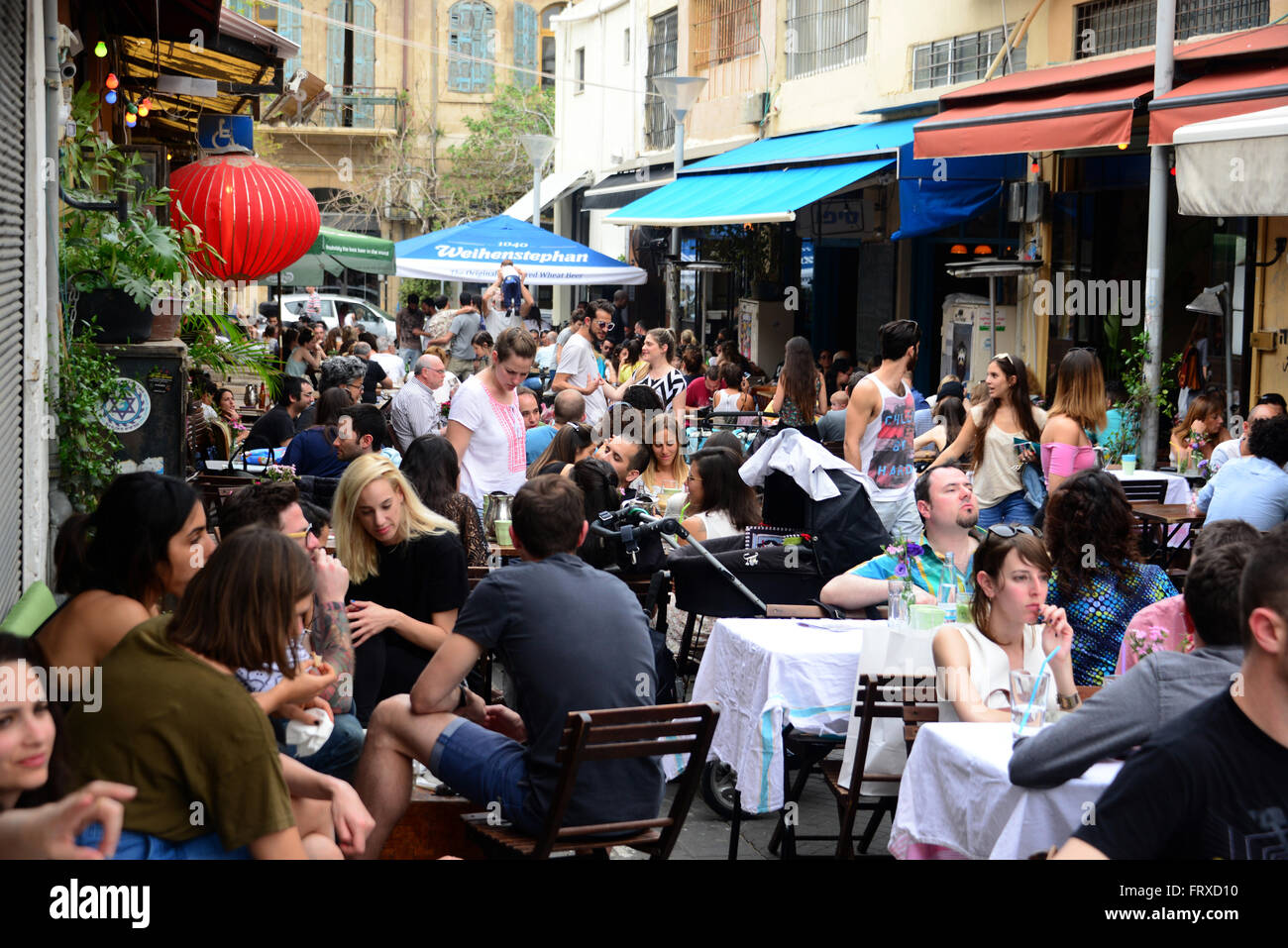 In il Suq trimestre vicino al fleamarket, Jaffa, Tel Aviv, Israele Foto Stock