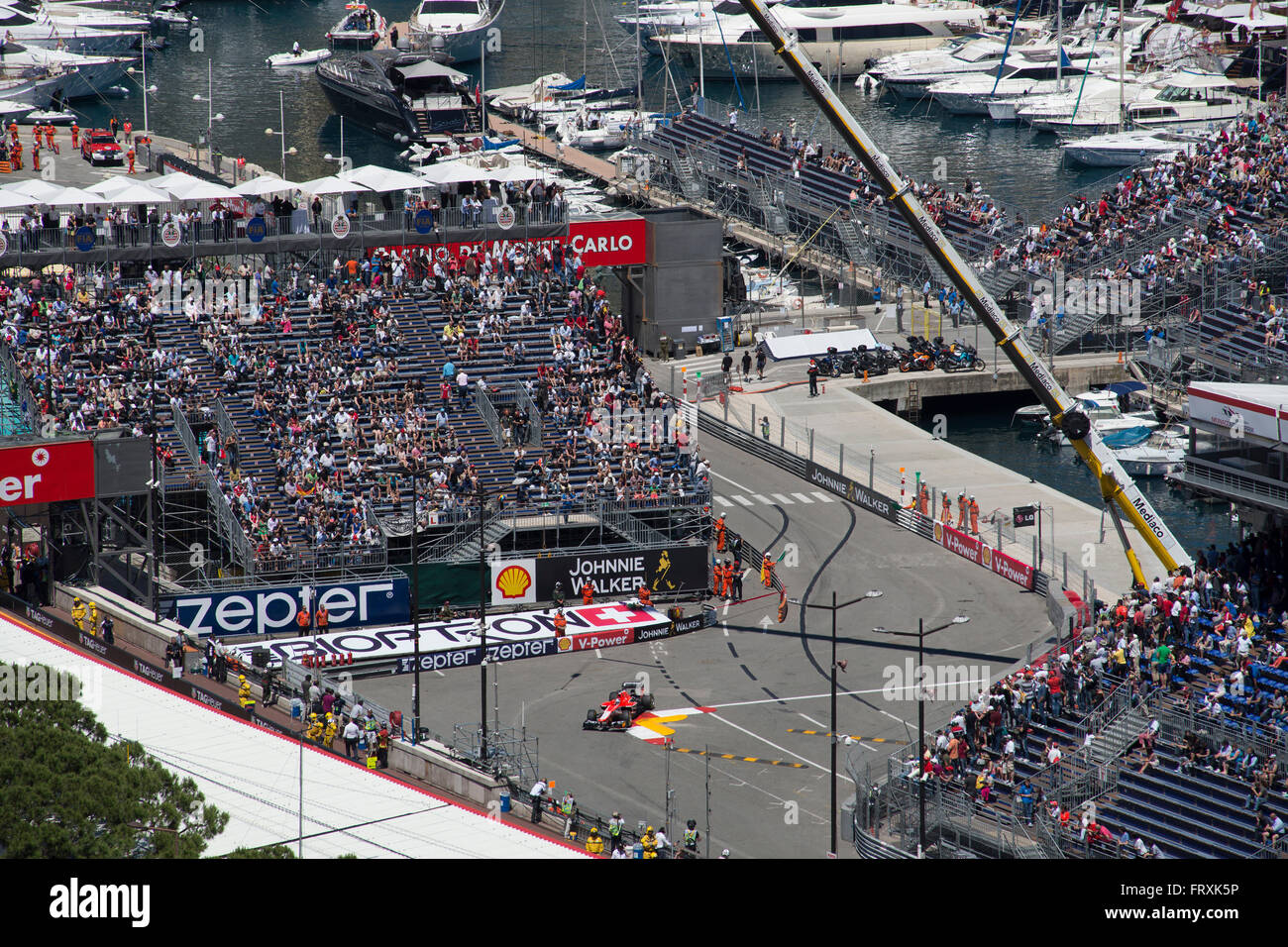 Formel I, GP2 Grand Prix, il Principato di Monaco e Monte Carlo, Cote d'Azur, in Francia, in Europa Foto Stock