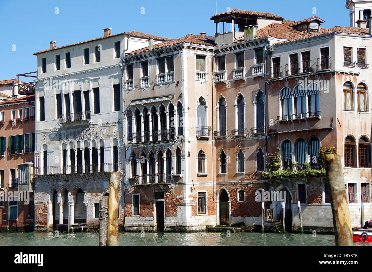 Ca' da Mosto, Grand Canal, Venezia, Italia Foto Stock