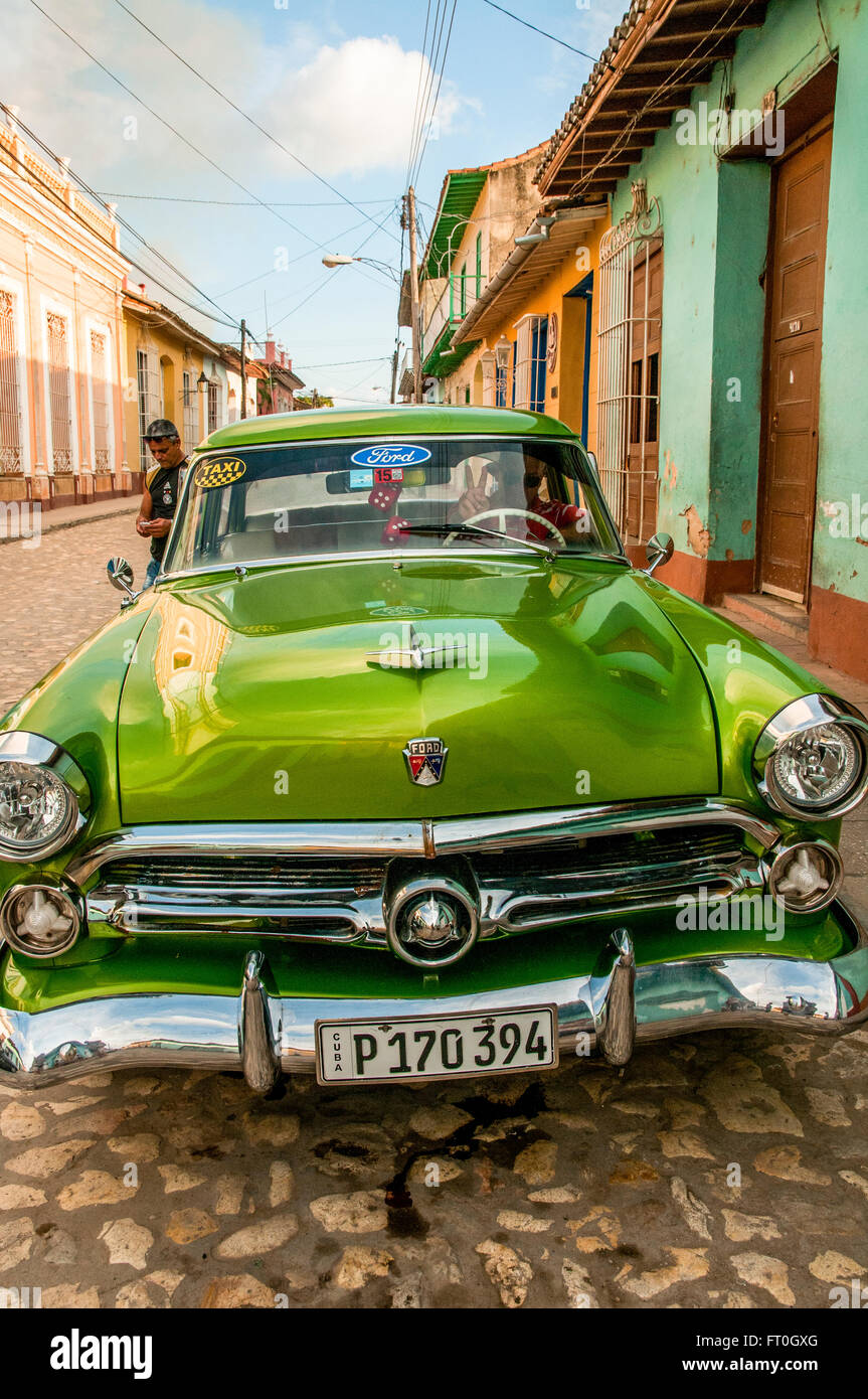 Cuba Trinidad.auto d'epoca Foto Stock