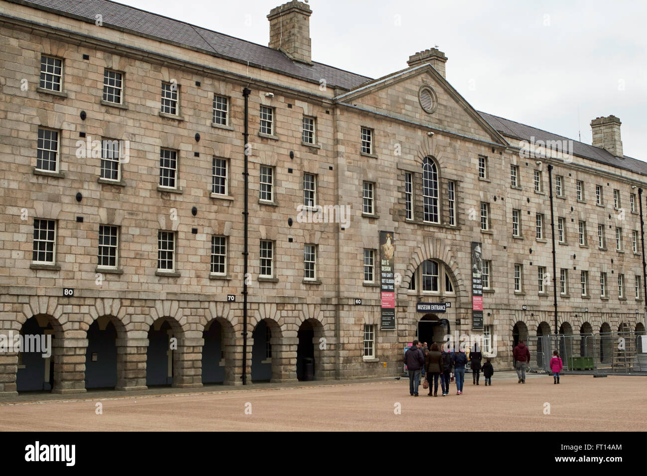 Arti decorative e storia museo nazionale dell'Irlanda nella vecchia caserma Collins Dublino Irlanda ex guarnigione britannica Royal caserma Foto Stock