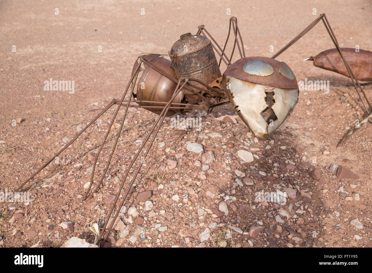 Scene intorno a Marfa, Texas Foto Stock