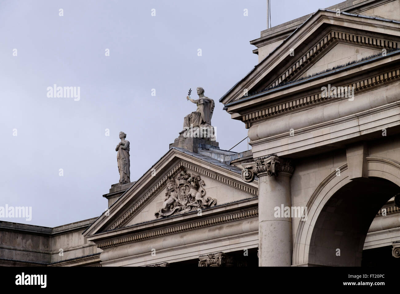 Sede centrale della Bank of Ireland, ex case irlandesi del Parlamento, Dublino Repubblica di Irlanda, Europa Foto Stock
