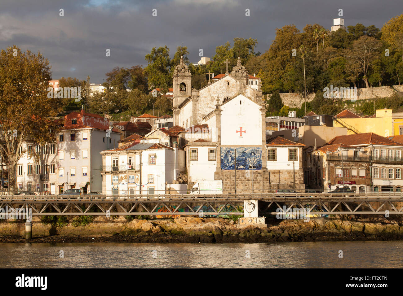 Vista del Porto in Portogallo. Foto Stock