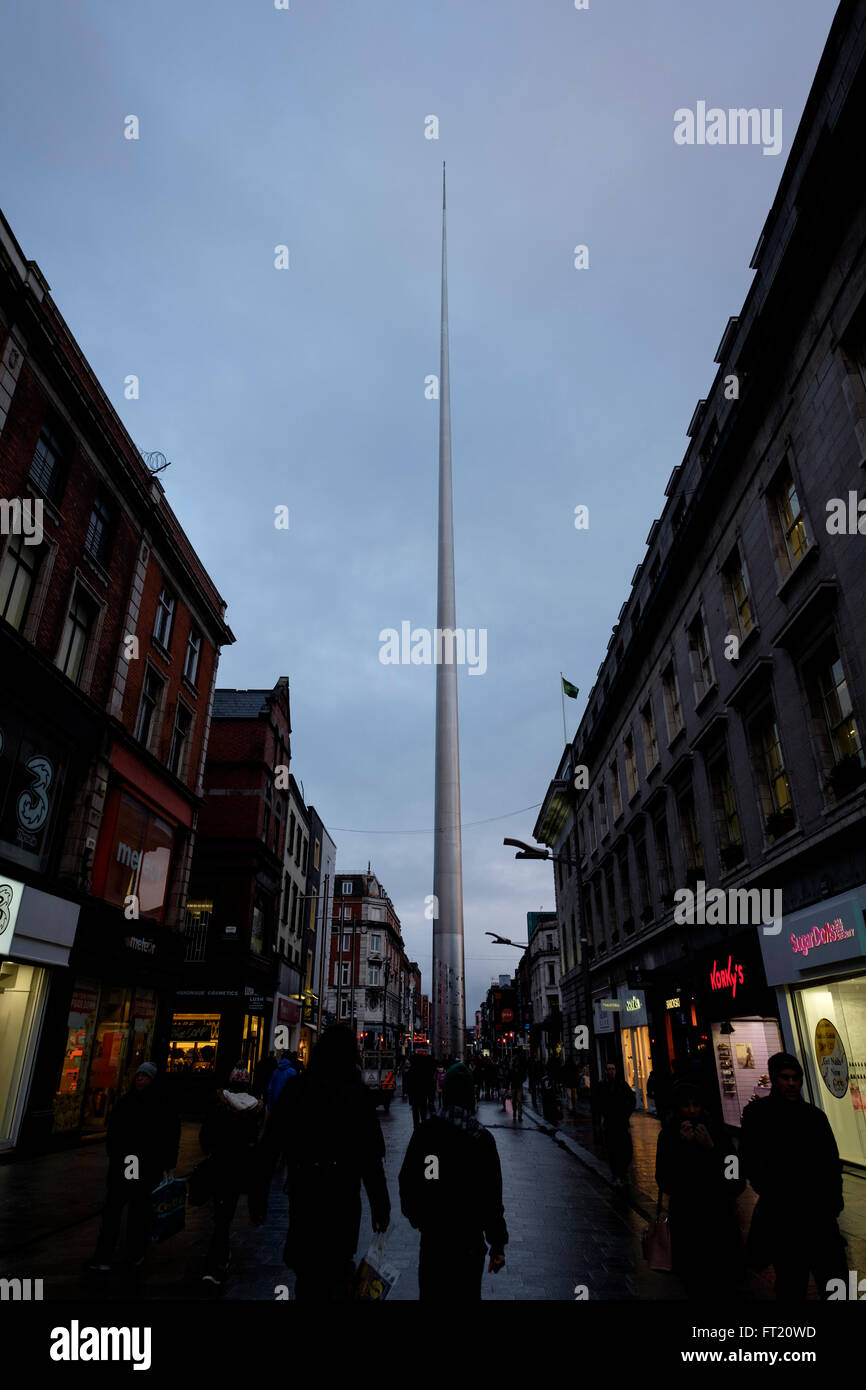 La Guglia di Dublino Repubblica di Irlanda, Europa Foto Stock