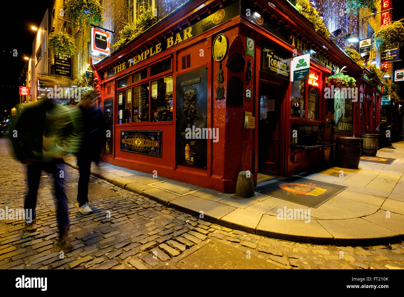 Il pub Temple Bar a Dublino Repubblica di Irlanda, Europa Foto Stock