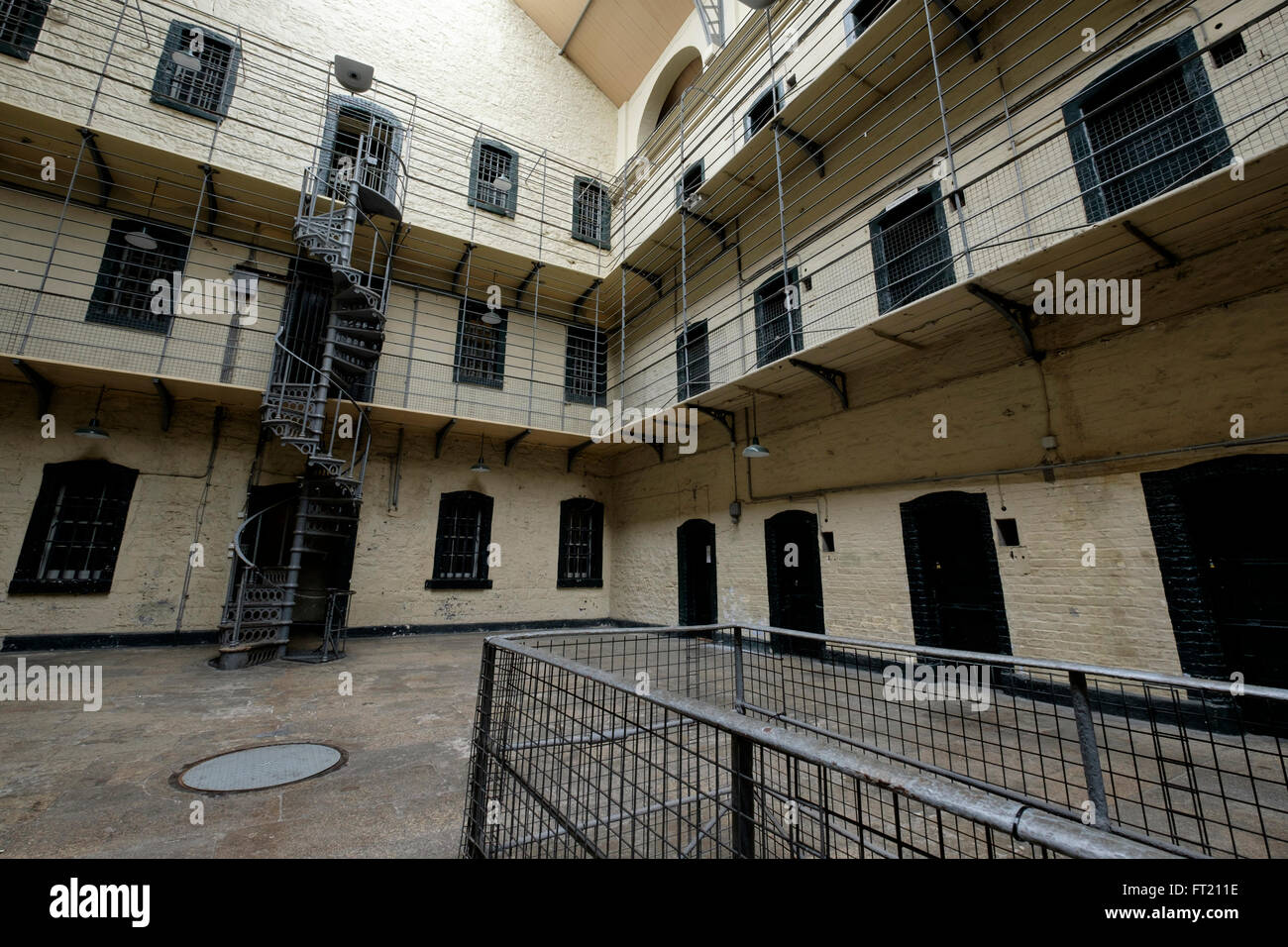 Kilmainham Gaol prigione a Dublino Repubblica di Irlanda Foto Stock