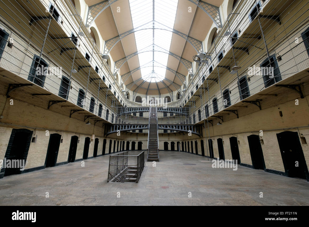 Kilmainham Gaol prigione a Dublino Repubblica di Irlanda Foto Stock