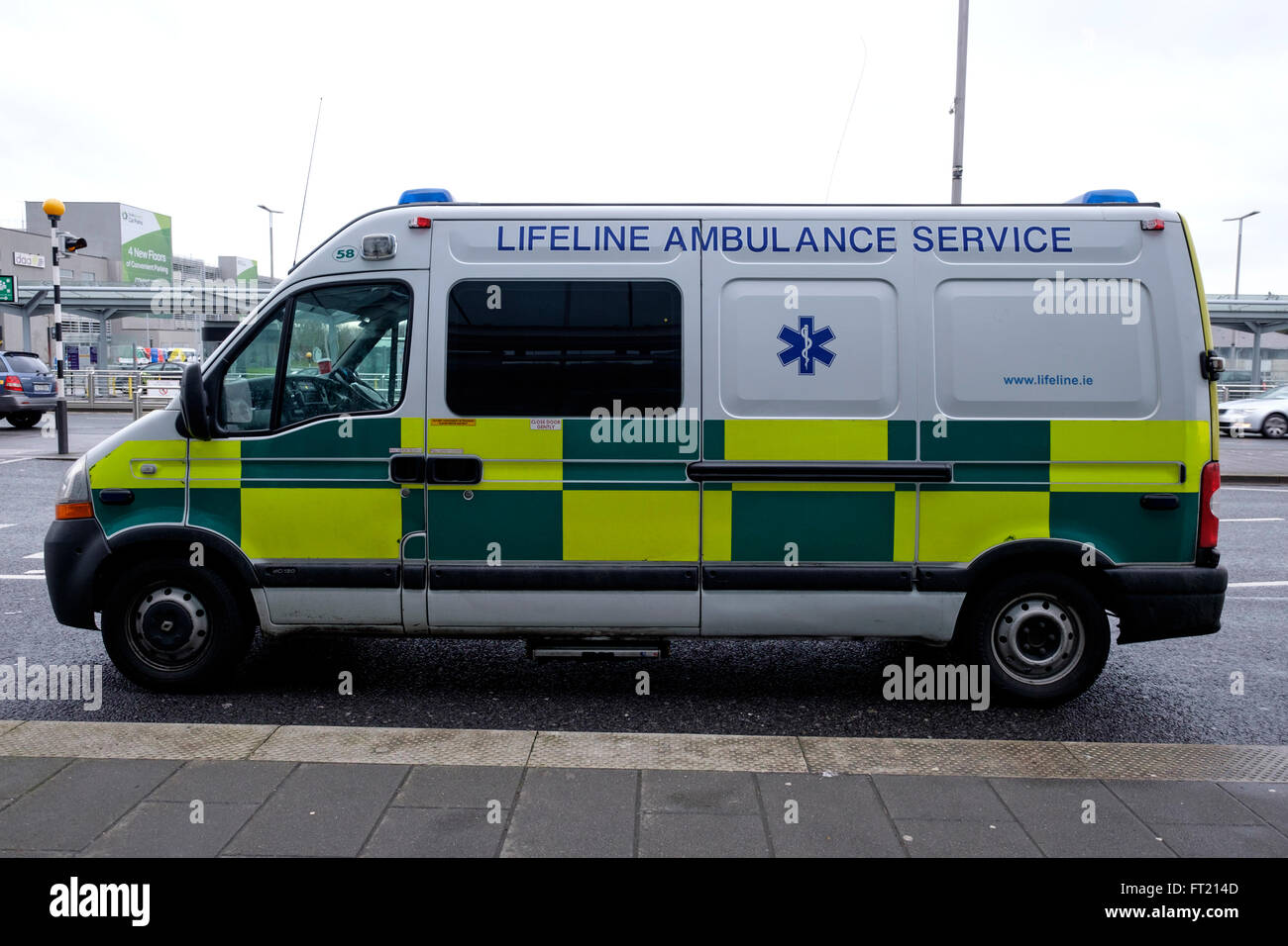 Lifeline servizio ambulanza a Dublino Repubblica di Irlanda, Europa Foto Stock