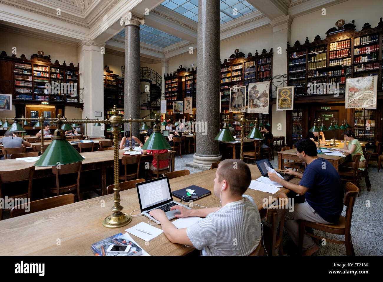 Biblioteca dell'Università di Vienna, Austria, Europa Foto Stock
