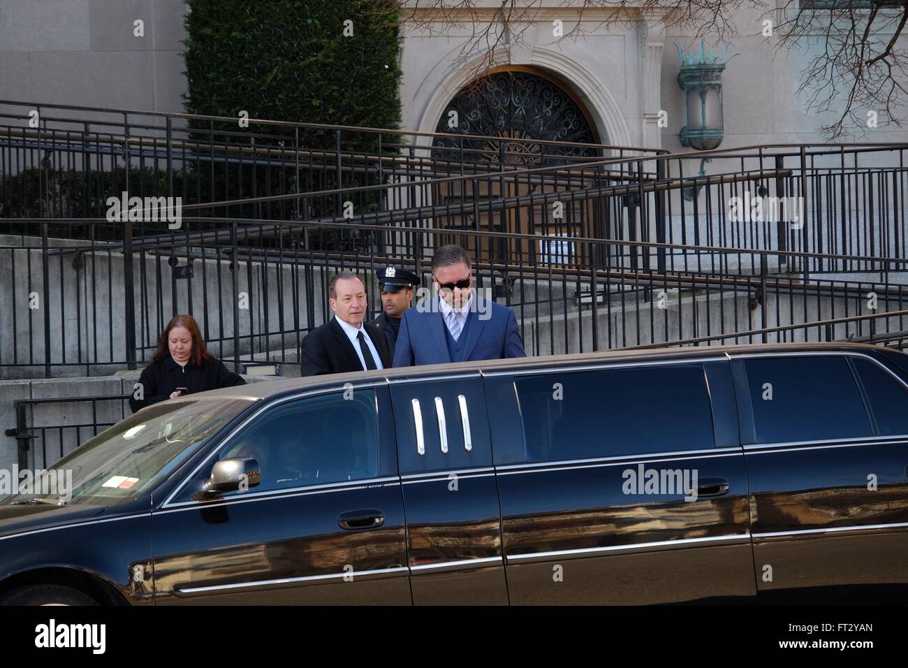 Il funerale del grande Ang con: valutazione, atmosfera dove: Manhattan, New York, Stati Uniti quando: 22 Feb 2016 Foto Stock