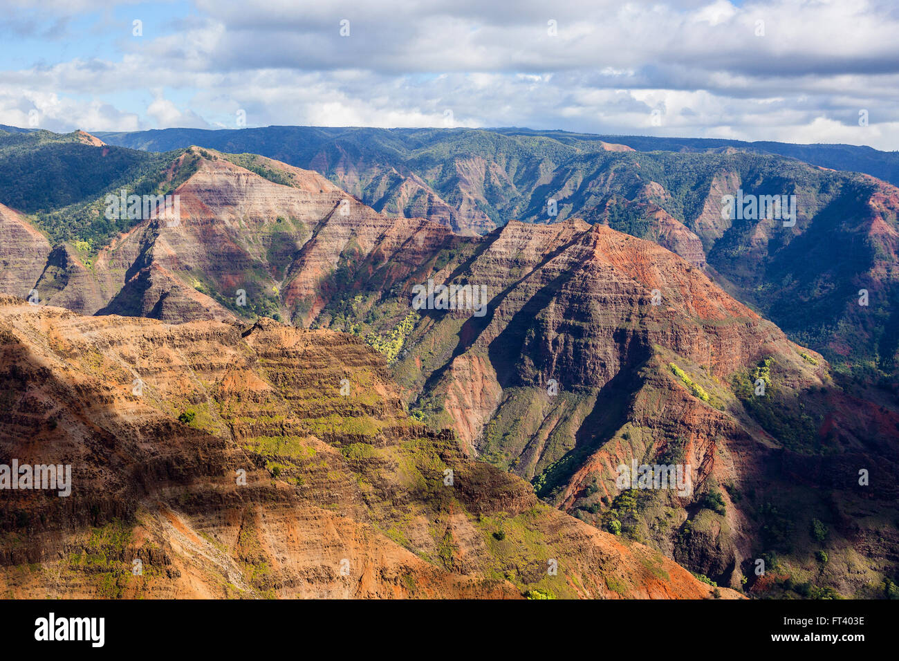 Il Canyon di Waimea in Kauai Hawaii Foto Stock