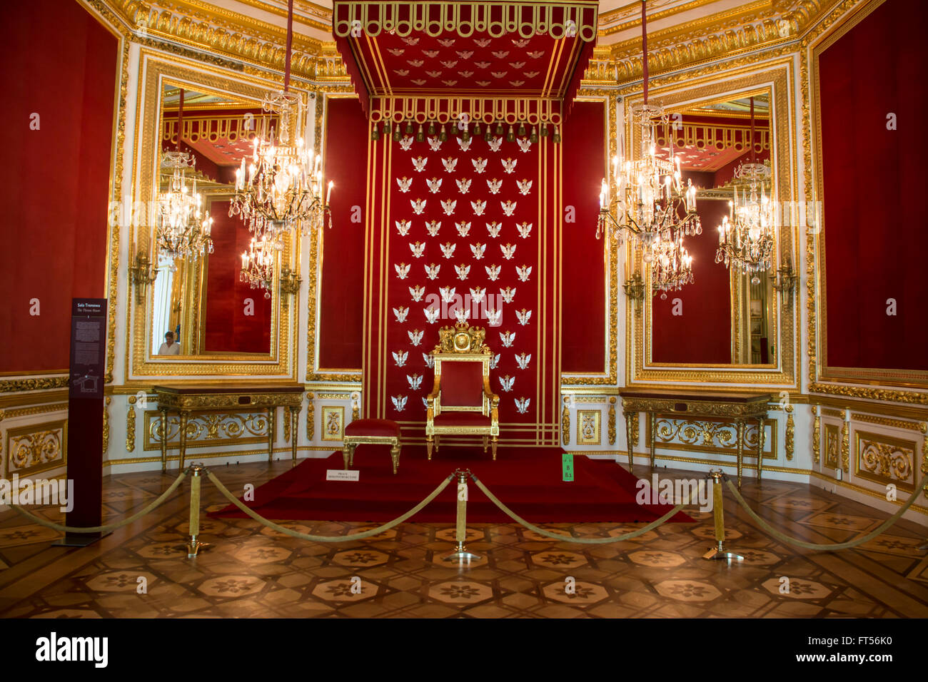 In ambienti interni del Castello Reale di Varsavia, Polonia Foto Stock