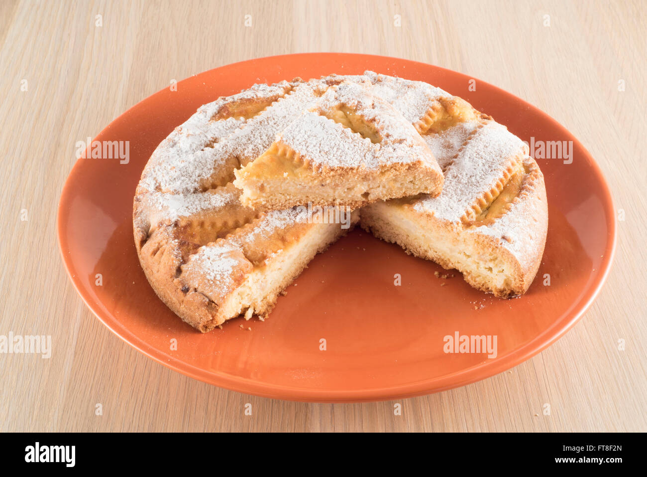 Pastiera napoletana (torta di Pasqua) Foto Stock