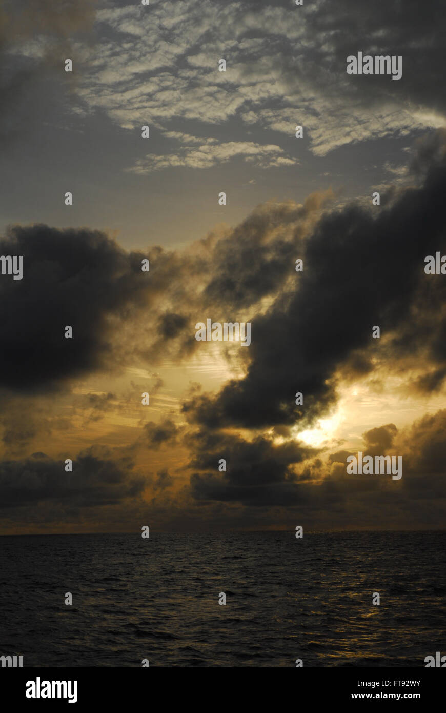 Mid-Atlantic Tramonto Foto Stock
