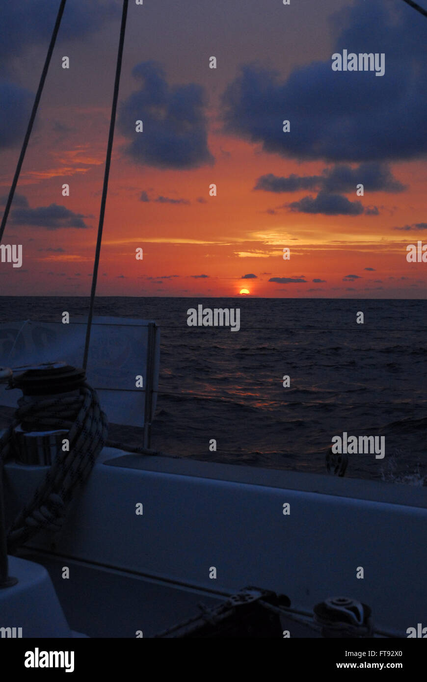 Mid-Atlantic Tramonto Foto Stock
