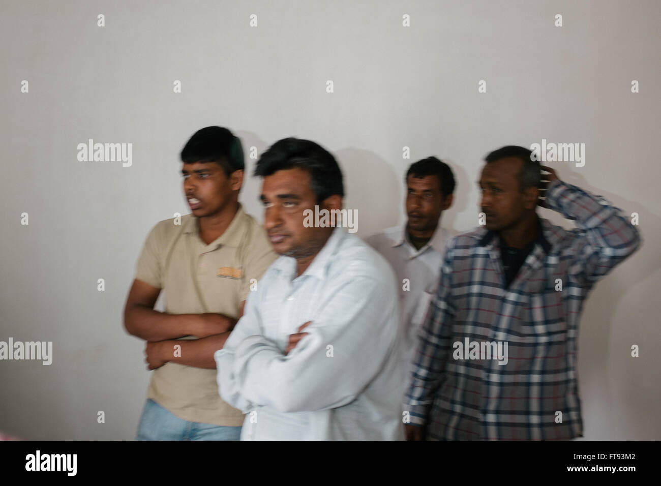 I rifugiati nel Kurdistan iracheno camp - 15/03/2016 - Iraq / Kurdistan iracheno - Centinaia di mendicanti di rifugiati, per la maggior parte bambini sono Foto Stock