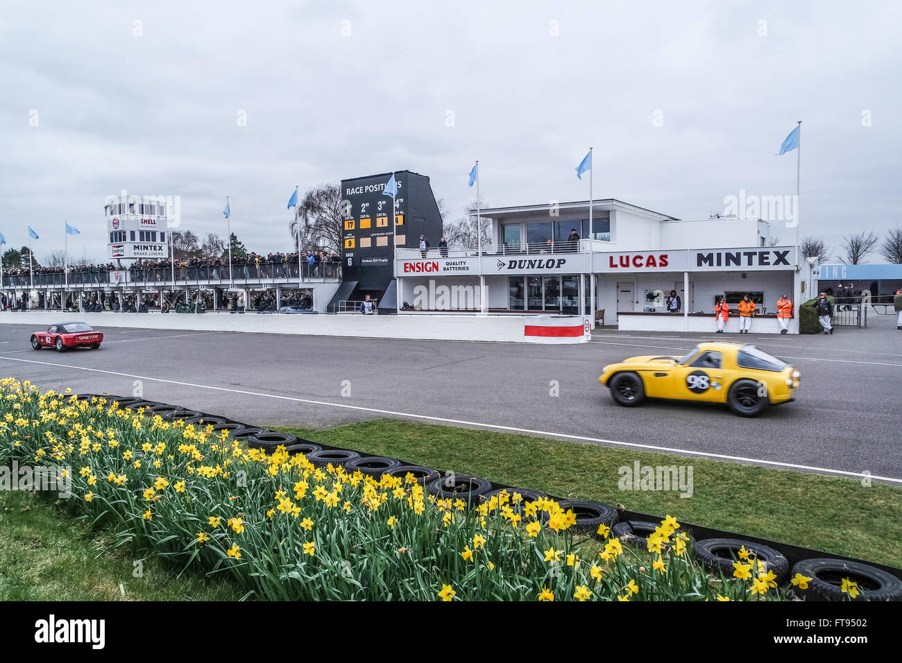 Goodwood classic historic motor racing al Goodwood Assemblea dei Soci Foto Stock